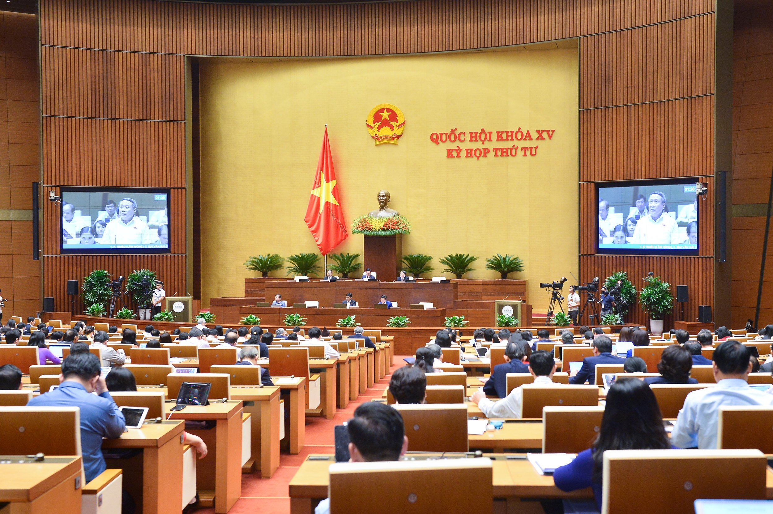 Toàn cảnh phiên thảo luận chiều ngày 14/11 - Ảnh: Quochoi.vn