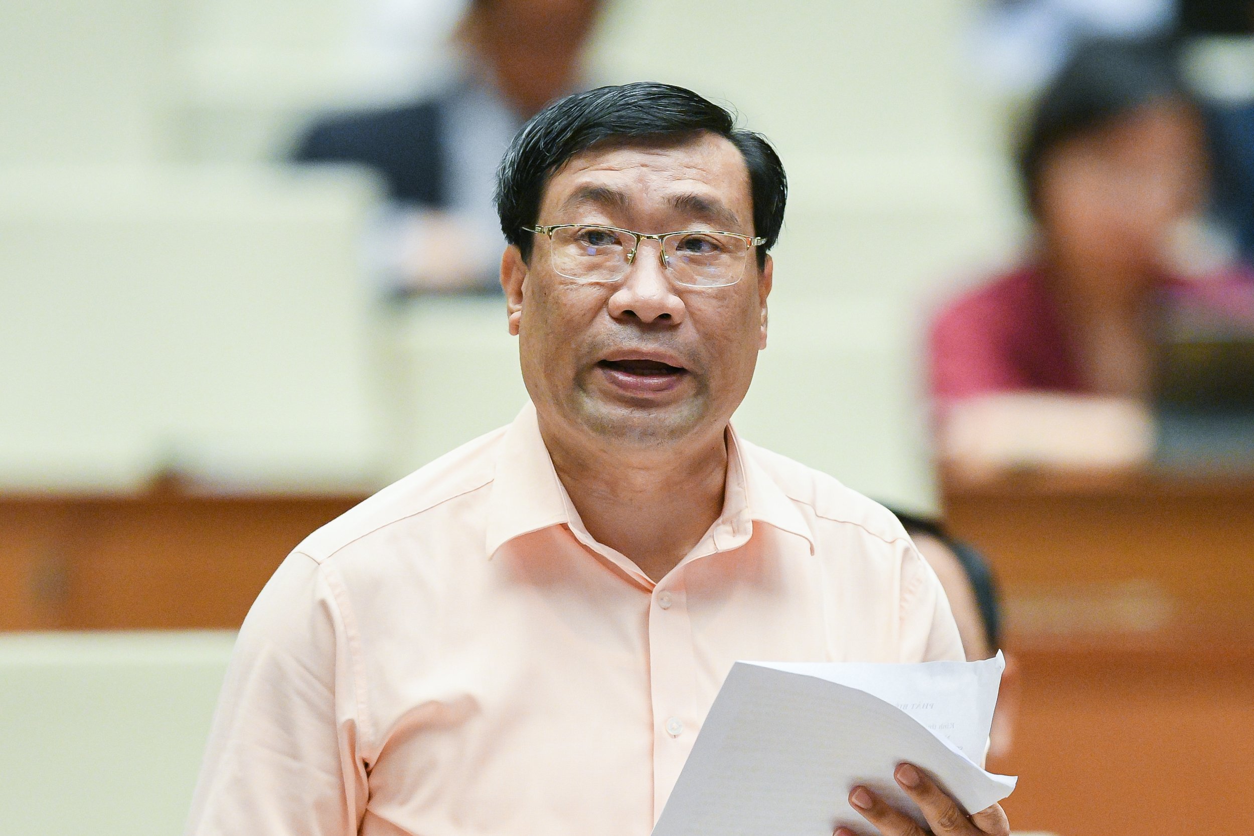 Đại biểu Thạch Phước B&igrave;nh (Tr&agrave; Vinh) - Ảnh: Quochoi.vn