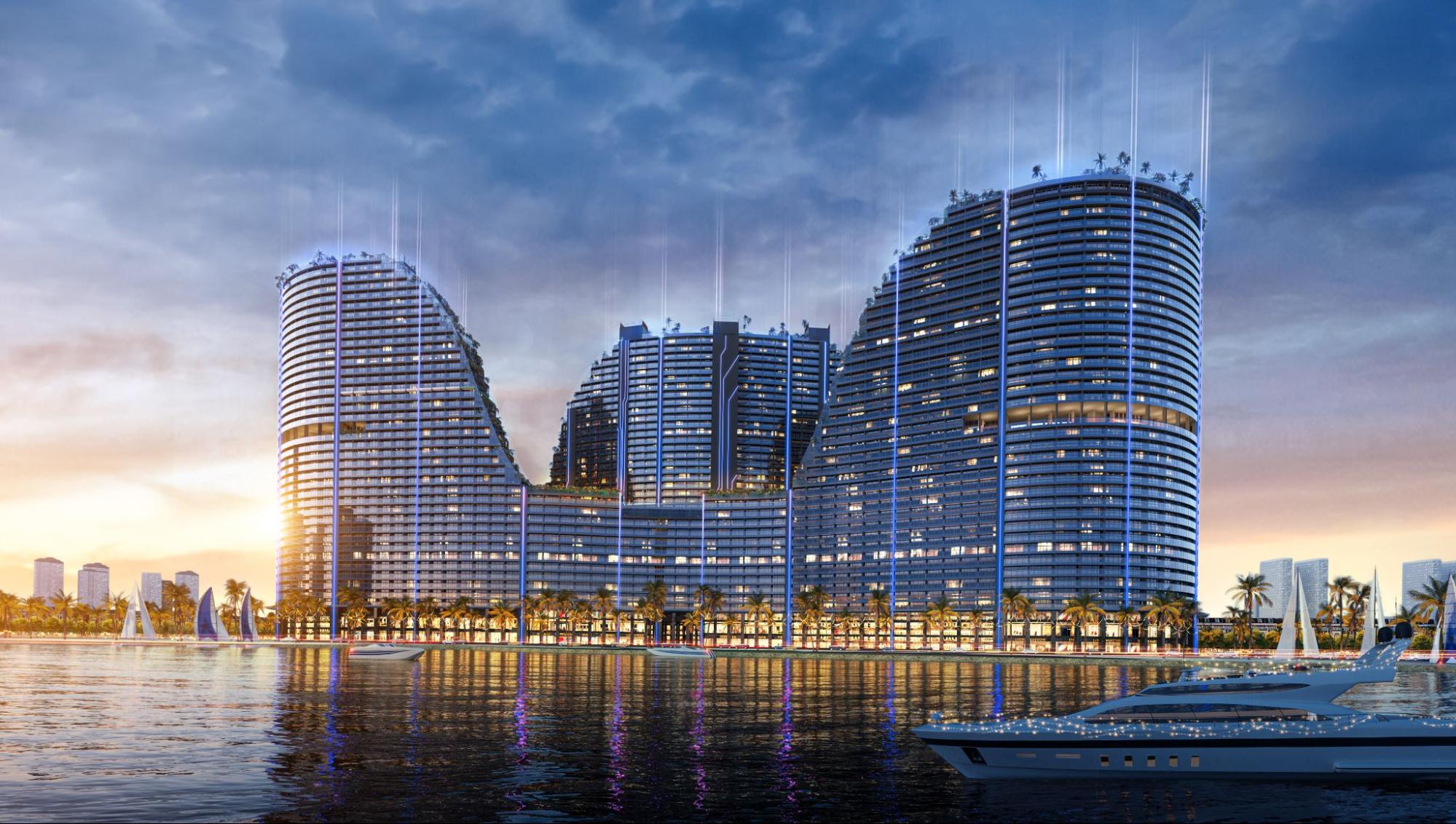 Sunshine Diamond River - Quần thể đô thị phức hợp mang phong cách Resort 4.0 bên sông Sài Gòn đã thi công gần như hoàn thiện tháp B và C.