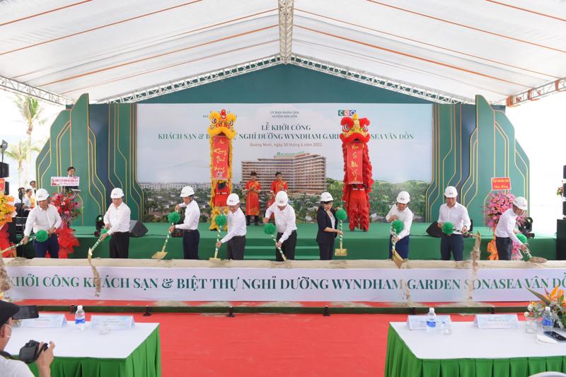 Khởi công hạng mục khách sạn và biệt thự nghỉ dưỡng thuộc Dự án Khu tổ hợp du lịch nghỉ dưỡng Sonasea Vân Đồn