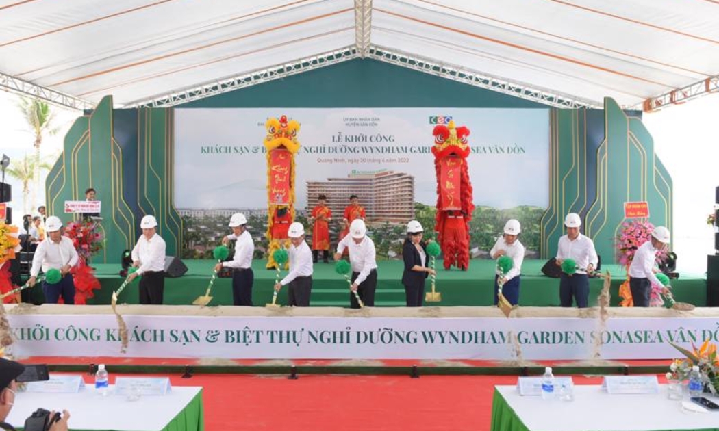 Khởi công hạng mục khách sạn và biệt thự nghỉ dưỡng thuộc Dự án Khu tổ hợp du lịch nghỉ dưỡng Sonasea Vân Đồn