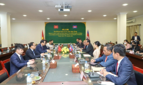 Triển khai nhanh thoả thuận hợp tác lao động giữa Việt Nam - Campuchia