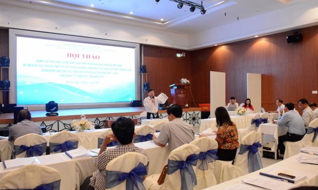 Quang cảnh hội thảo. Ảnh: Bộ Giáo dục và Đào tạo.