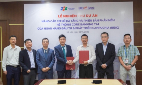 BIDC nghiệm thu dự án nâng cấp Core Banking do FPT IS triển khai