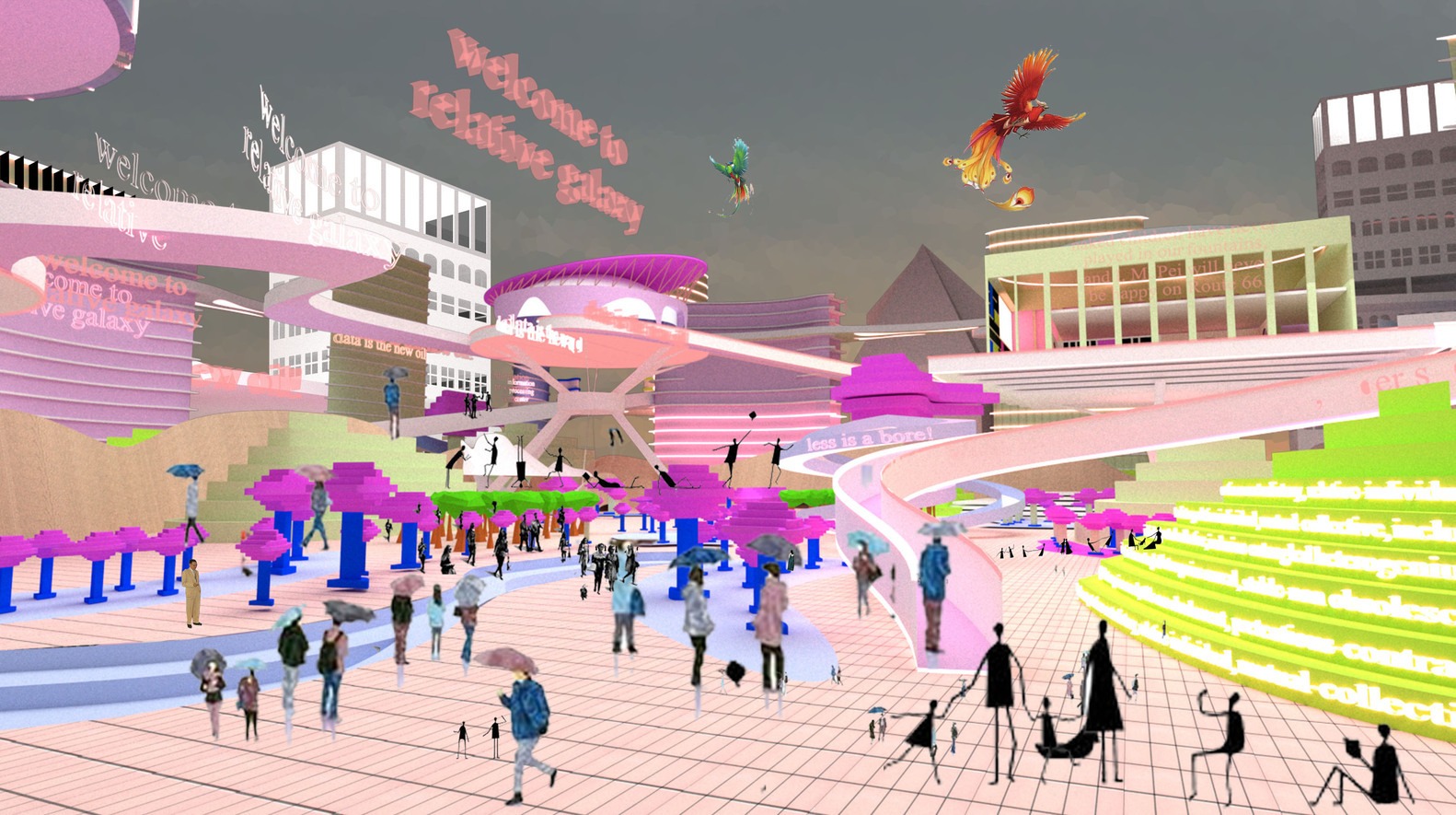 Một hình ảnh minh họa về thế giới metaverse