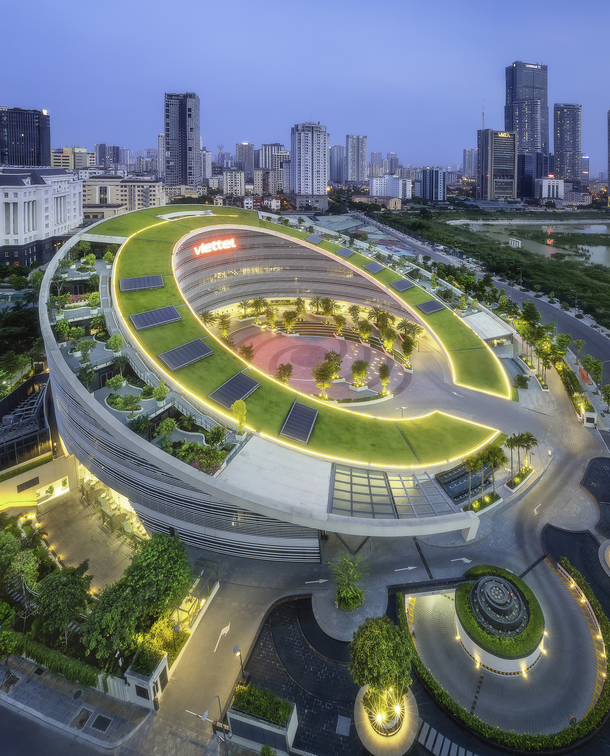 Giải ph&aacute;p KNX của ABB gi&uacute;p t&ograve;a nh&agrave; trụ sở ch&iacute;nh của Tập đo&agrave;n Viettel tiết kiệm 20% chi ph&iacute; điện năng.