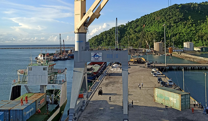 Cảng Chân Mây trở thành một khâu quan trọng trong chuỗi dịch vụ logistics của khu vực Miền Trung và Hành lang Kinh tế Đông Tây.