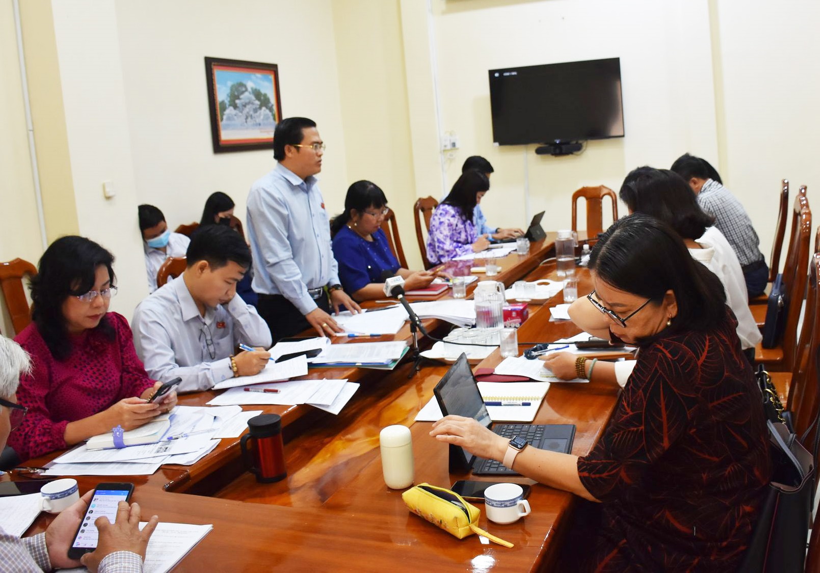 Buổi giám sát triển khai thực hiện Đề án “Y tế thông minh giai đoạn 2021 - 2025 và tầm nhìn 2030” ngày 15/11.