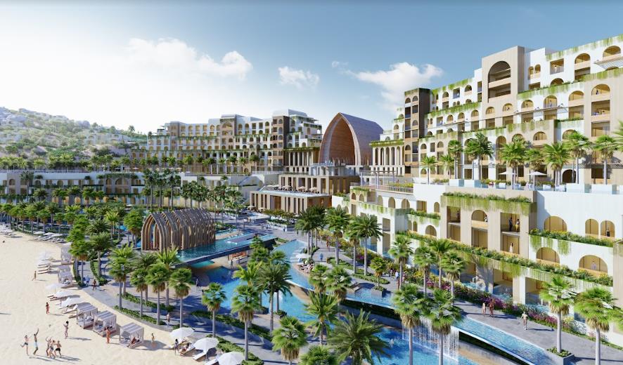 C&aacute;c thiết kế trong dự &aacute;n mang đậm phong c&aacute;ch Chăm-pa độc đ&aacute;o.