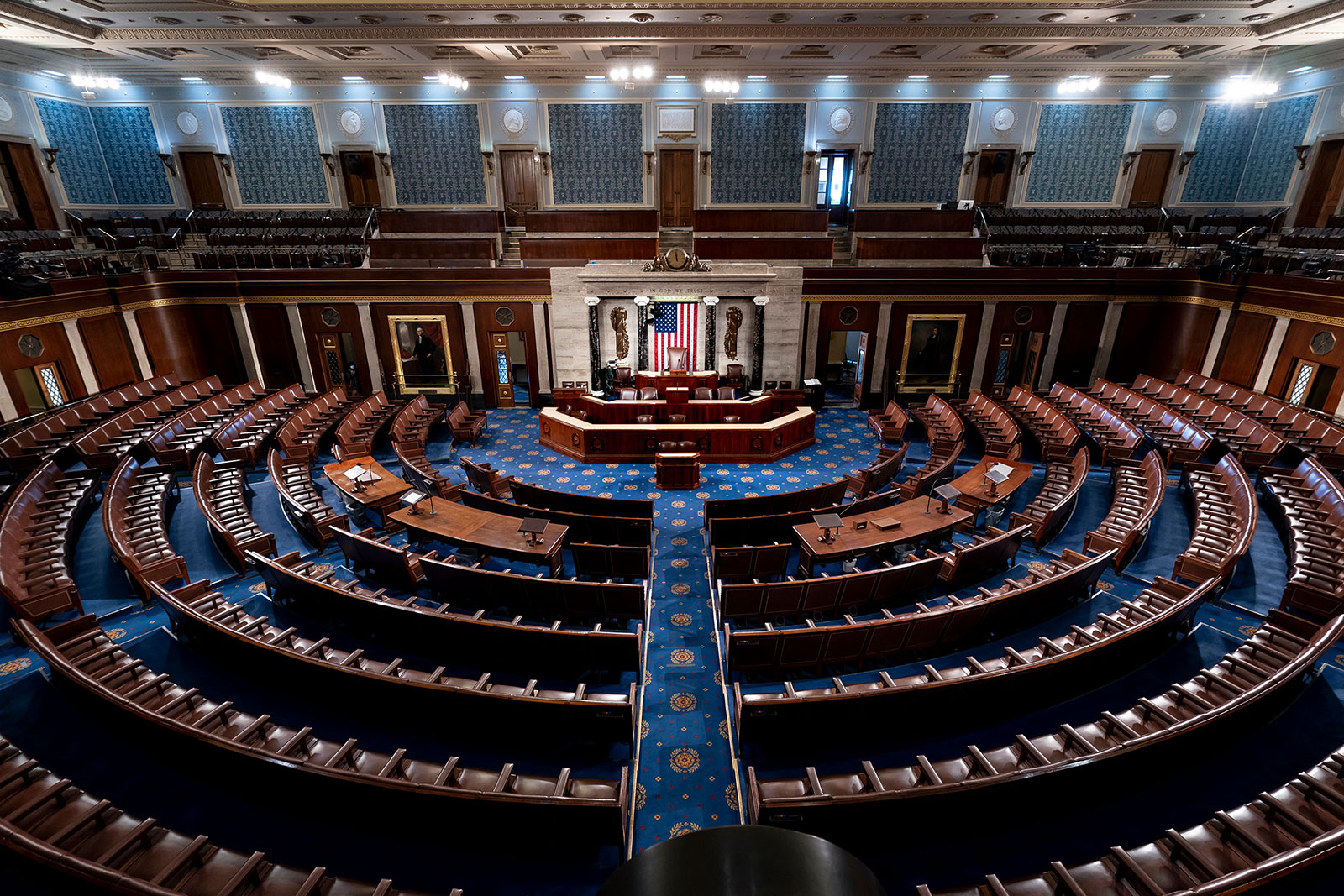 Phòng của Hạ viện tại Điện Capitol ở Washington, DC - Ảnh: AP