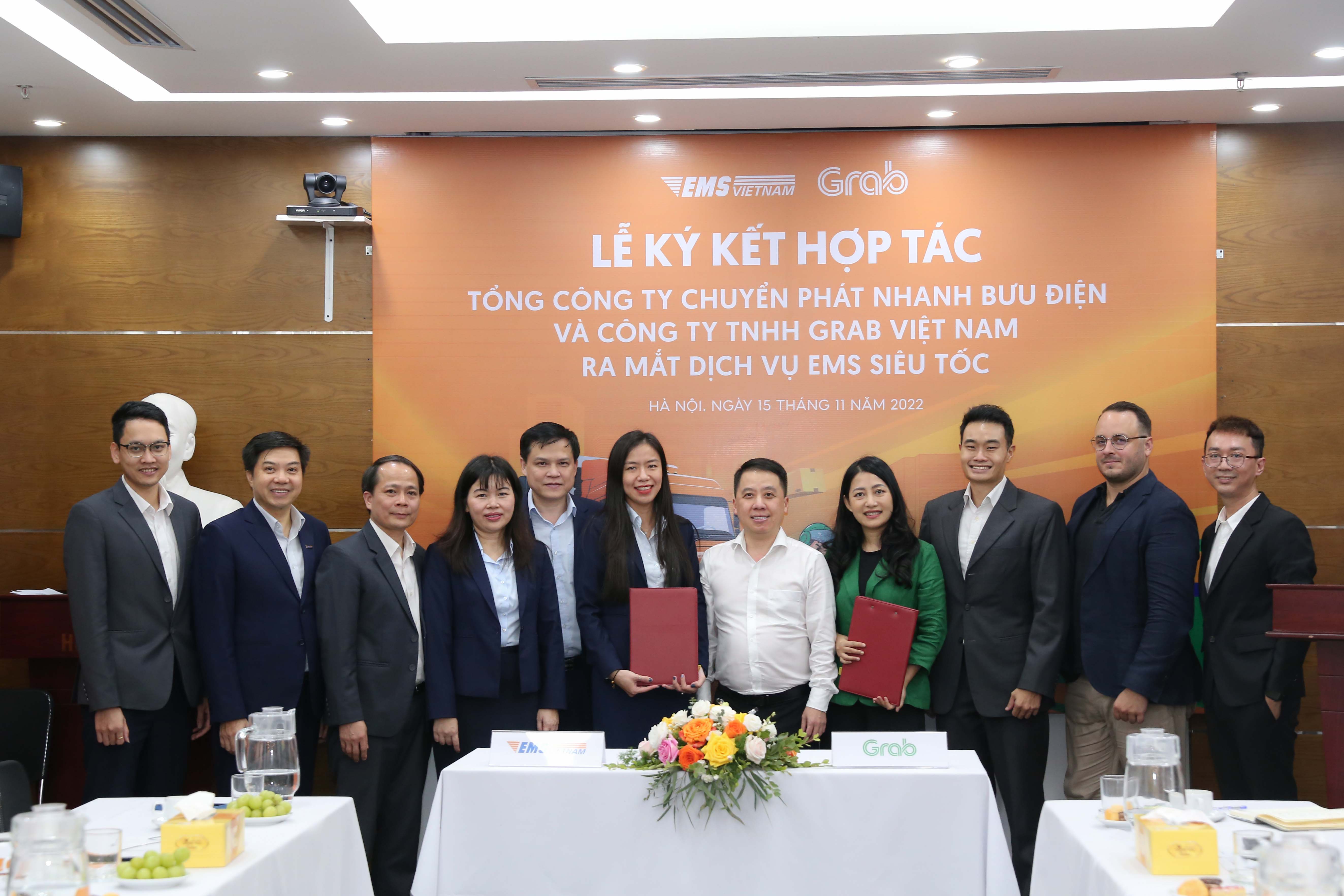 EMS Việt Nam và Grab Việt Nam chính thức triển khai dịch vụ Siêu tốc tại Hà Nội, Đà Nẵng và Tp.HCM - Ảnh 1