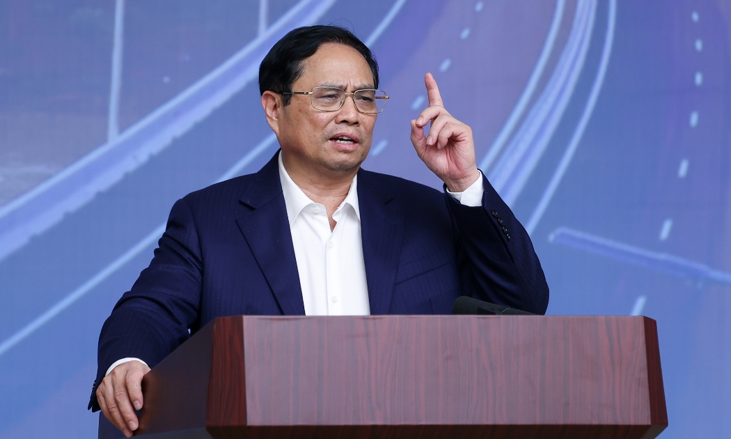 Thủ tướng Phạm Minh Chính phát biểu tại phiên họp - Ảnh: VGP