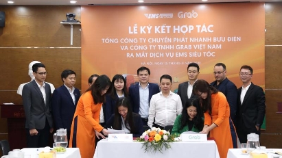 EMS & Grab partner to introduce super express delivery