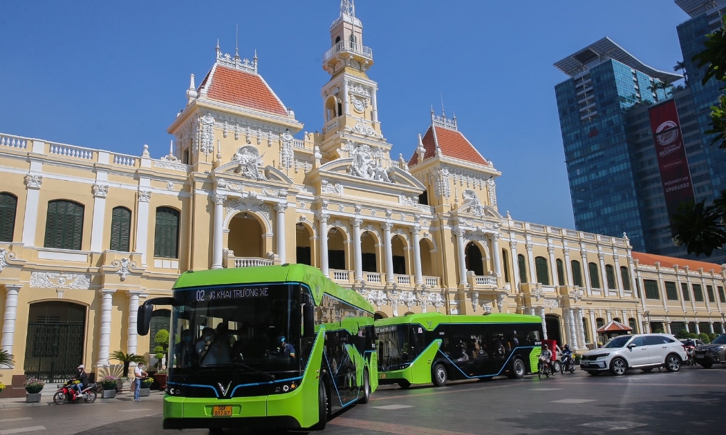 Xe điện đang phát triển tại Việt Nam.