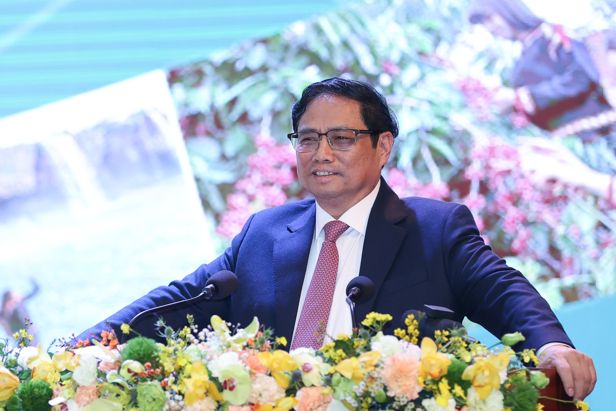 Thủ tướng Phạm Minh Chính phát biểu tại sự kiện - Ảnh: VGP