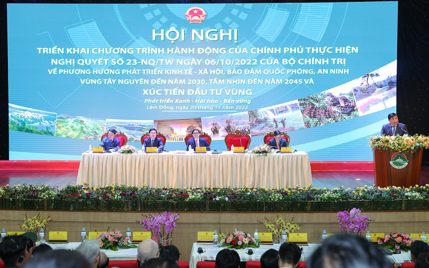 Bộ trưởng Bộ Kế hoạch v&agrave; Đầu tư Nguyễn Ch&iacute; Dũng ph&aacute;t biểu tại sự kiện - Ảnh: VGP