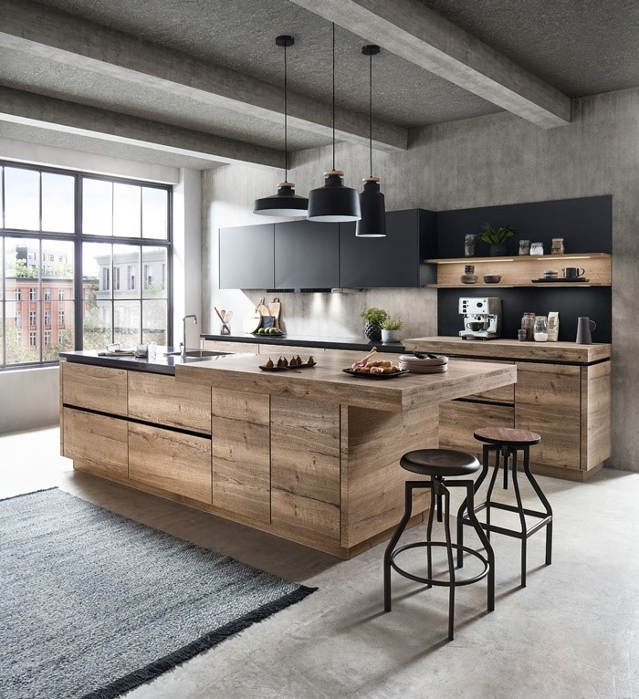 Mẫu cửa LINEA Havanah Oak.