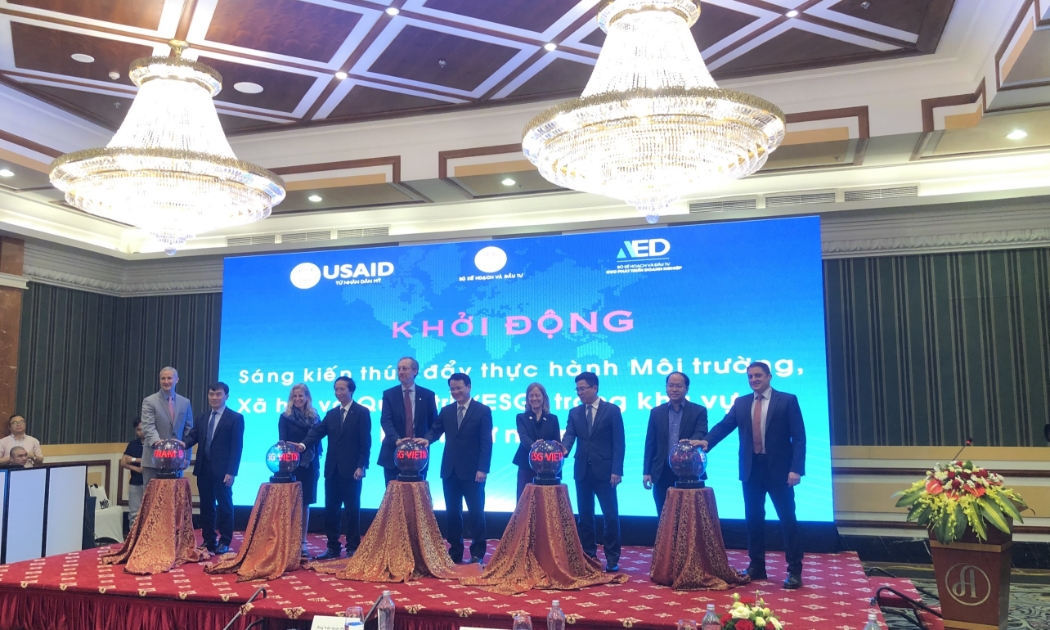 Toàn cảnh lễ công bố Sáng kiến.