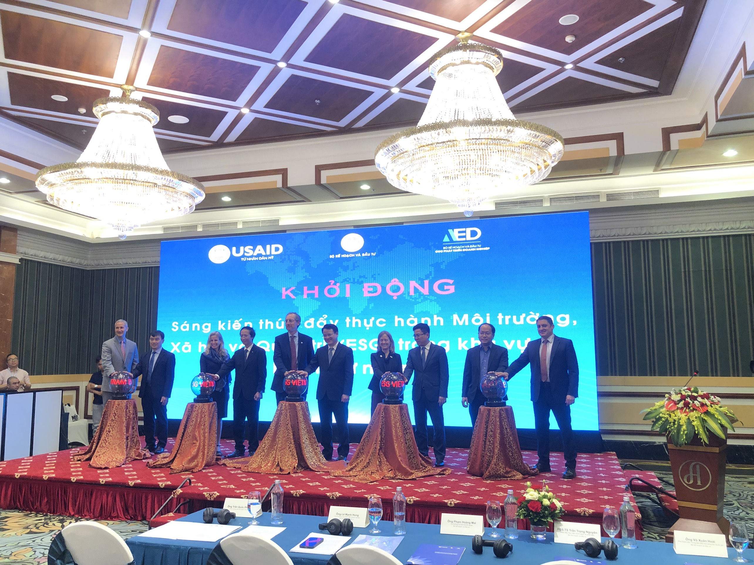 Toàn cảnh lễ công bố Sáng kiến.