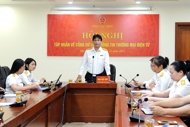 Phó Tổng cục trưởng Đặng Ngọc Minh phát biểu khai mạc hội nghị.