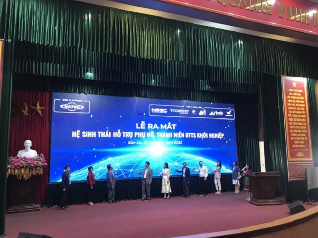 Lễ ra mắt &ldquo;Hệ sinh th&aacute;i hỗ trợ phụ nữ, thanh ni&ecirc;n d&acirc;n tộc thiểu số khởi nghiệp n&ocirc;ng nghiệp&rdquo;