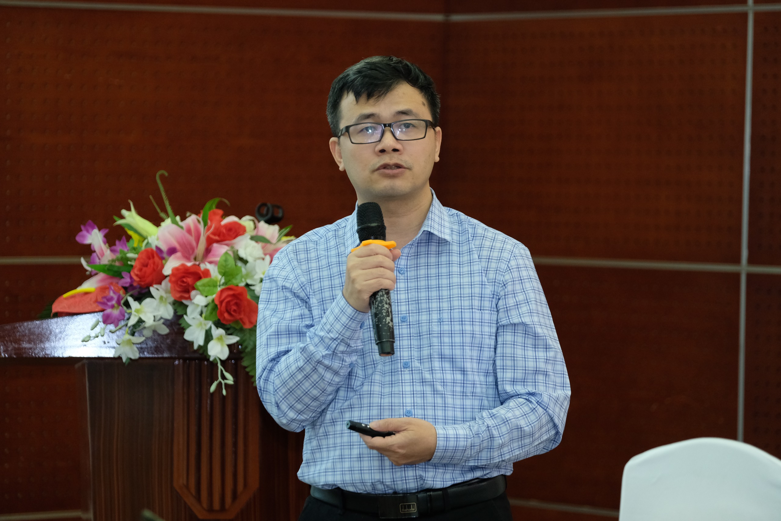 &Ocirc;ng Phạm Ngọc To&agrave;n, Gi&aacute;m đốc Trung t&acirc;m Ph&acirc;n t&iacute;ch v&agrave; Dự b&aacute;o chiến lược. Ảnh - Nguyễn Sơn.&nbsp;