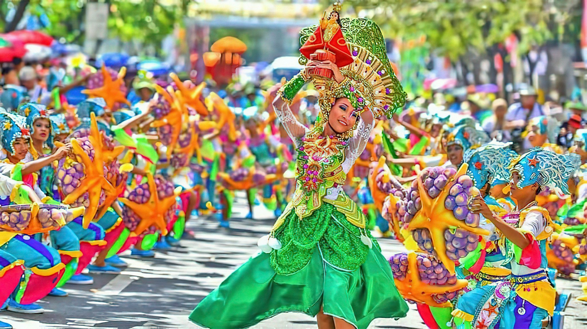 Lễ hội hóa trang ở thành phố biển