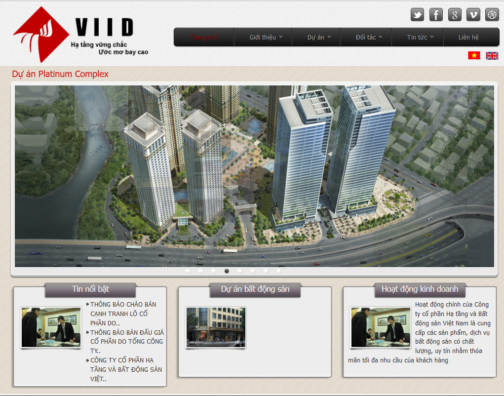 Trang web của VIID.