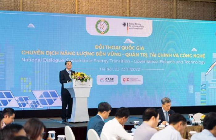 Ông Nguyễn Đức Hải phát biểu tại Chương trình đối thoại.