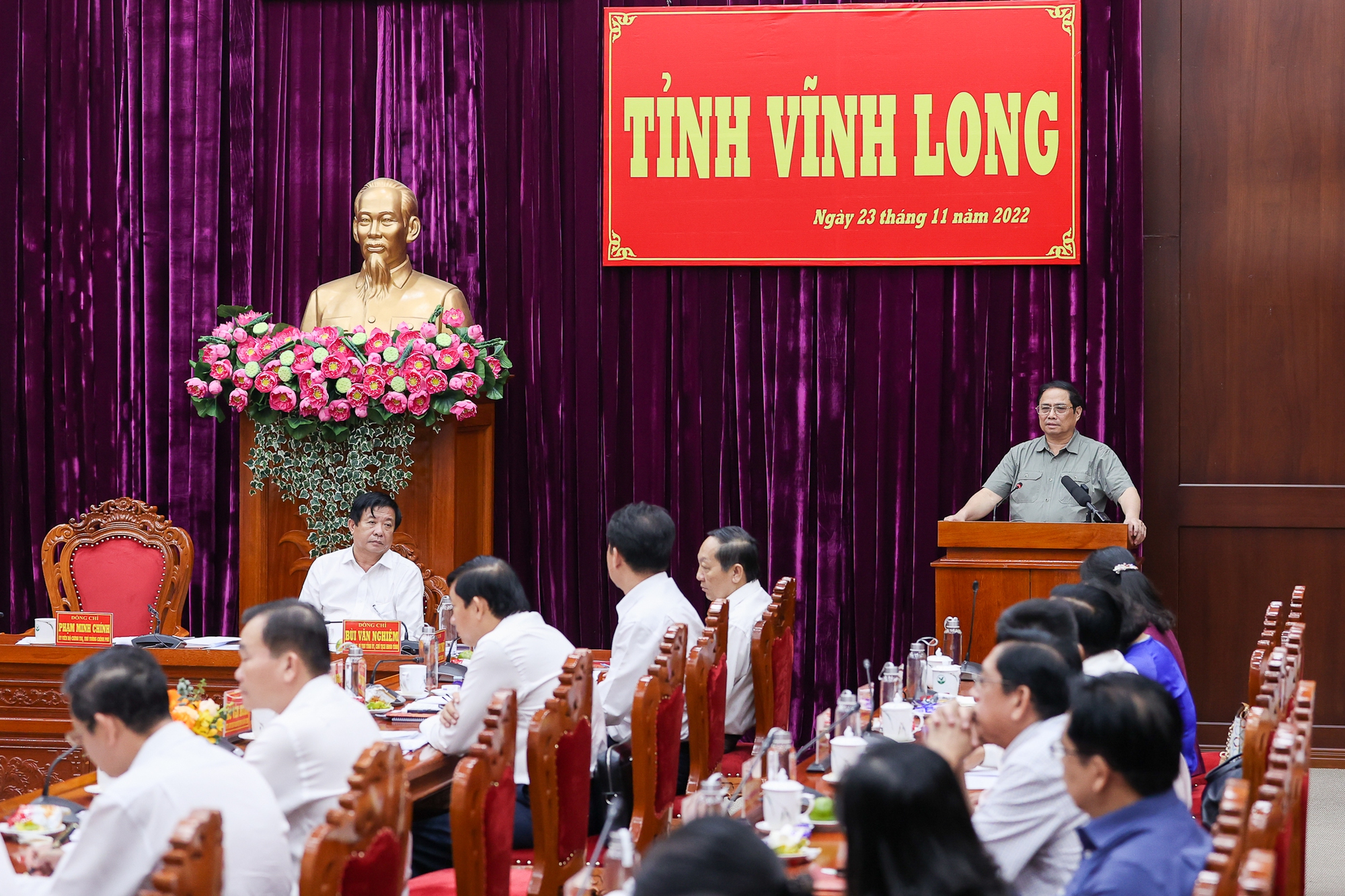Thủ tướng tại buổi làm việc - Ảnh: VGP