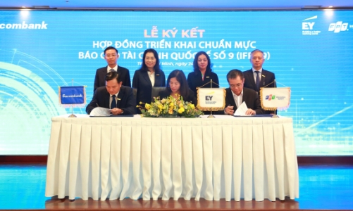 Sacombank ký kết hợp đồng triển khai IFRS 9 cùng EY và FPT IS