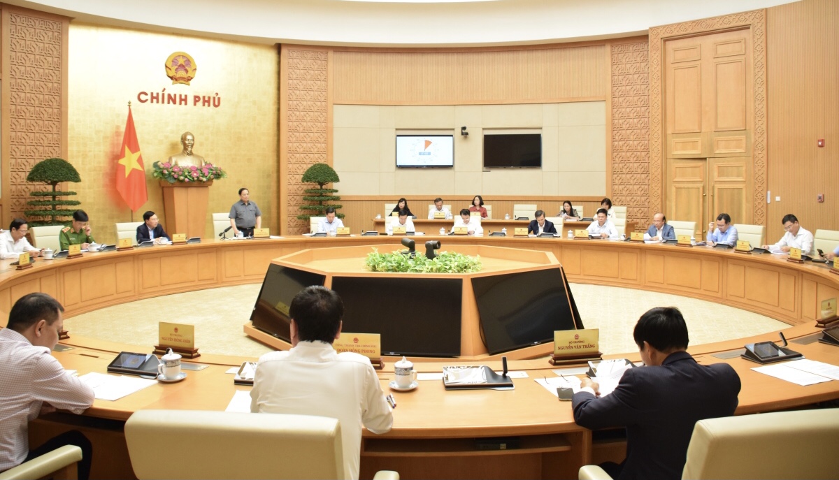 To&agrave;n cảnh Phi&ecirc;n họp Ch&iacute;nh phủ chuy&ecirc;n đề x&acirc;y dựng ph&aacute;p luật th&aacute;ng 11/2022