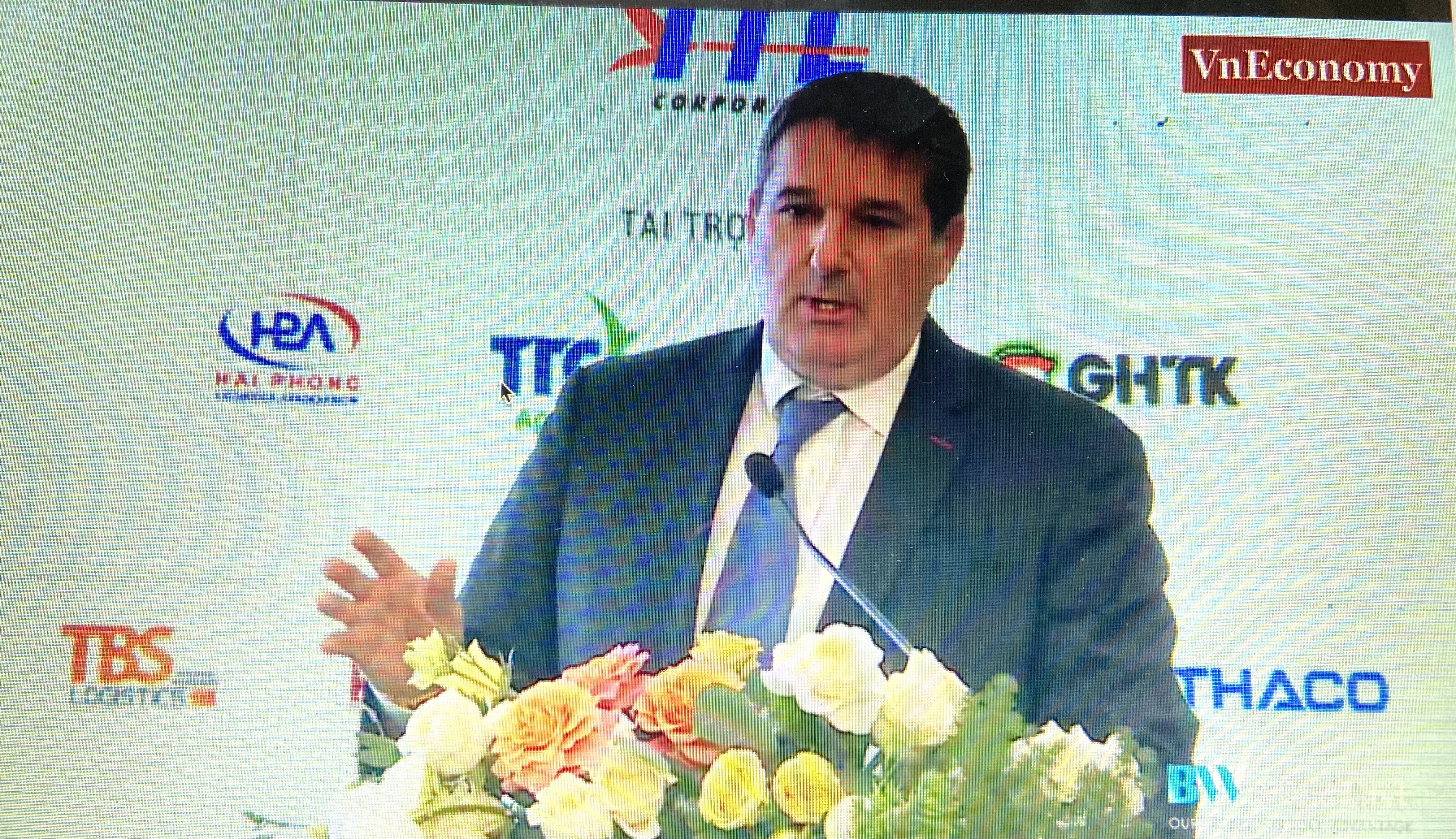 Ông Richard Szuflak, Tổng Giám đốc Văn phòng Tập đoàn DP World tại Việt Nam. Ảnh: Việt Hoàng.