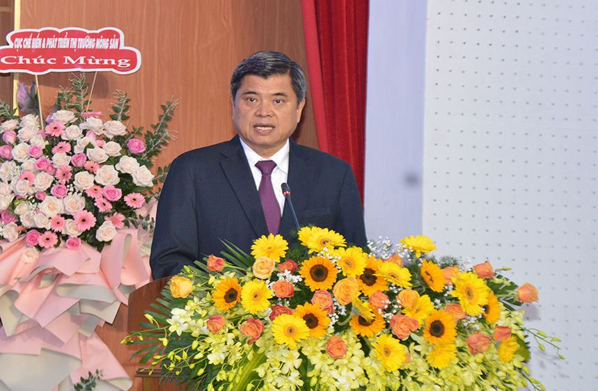 Thứ trưởng Bộ N&ocirc;ng nghiệp v&agrave; Ph&aacute;t triển n&ocirc;ng th&ocirc;n Trần Thanh Nam ph&aacute;t biểu tại buổi lễ c&ocirc;ng bố.