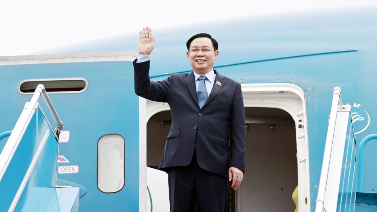 Chủ tịch Quốc hội Vương Đình Huệ lên đường thăm chính thức Australia và New Zealand - Ảnh: Quochoi.vn