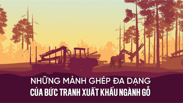 Những mảnh ghép đa dạng của bức tranh xuất khẩu ngành gỗ