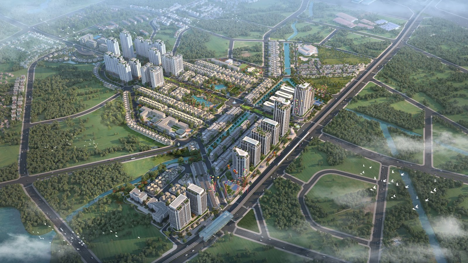 Sự xuất hiện của các khu đô thị hiện đại giúp nâng tầm chuẩn sống khu Tây.