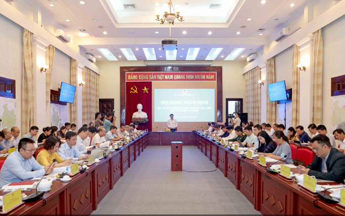 Toàn cảnh Hội nghị thẩm định quy hoạch tỉnh Bắc Kạn.