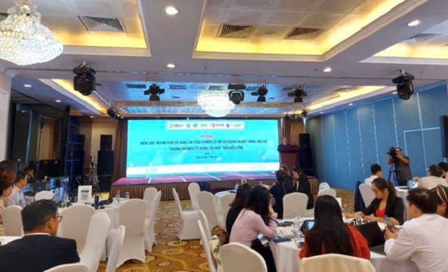 Hội thảo “Nâng cao trách nhiệm xã hội hướng tới phát triển bền vững và giảm thiểu các rủi ro từ buôn bán động vật hoang dã trái pháp luật trên không gian mạng”.