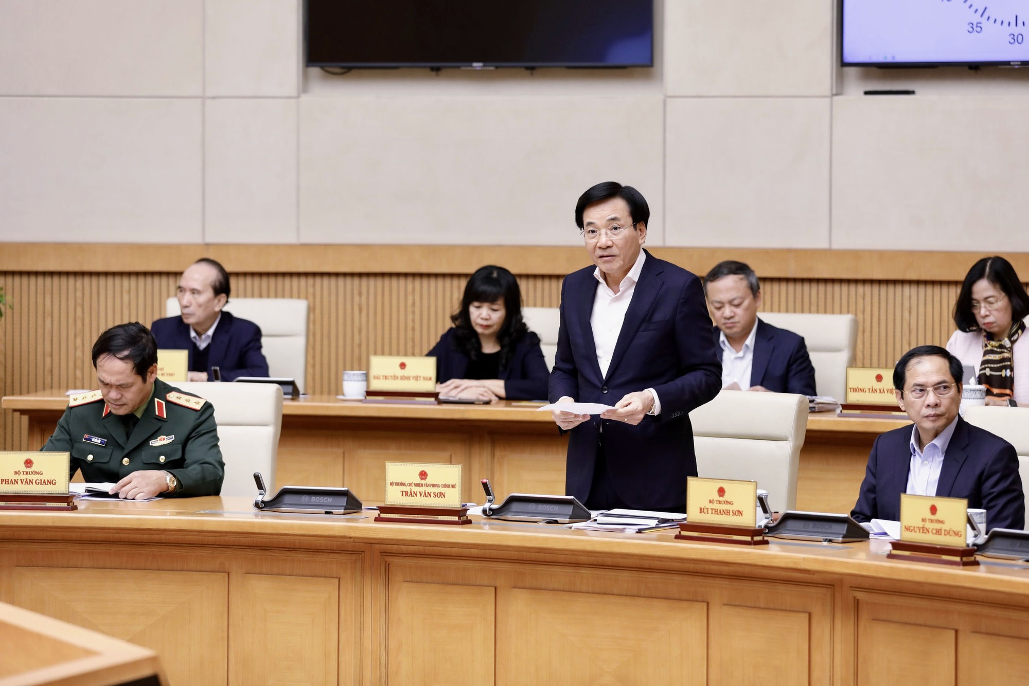 Bộ trưởng, Chủ nhiệm VPCP Trần Văn Sơn - Ảnh: VGP