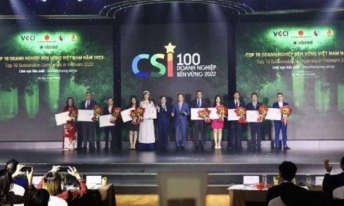 Vinh danh 100 doanh nghiệp bền vững Việt Nam