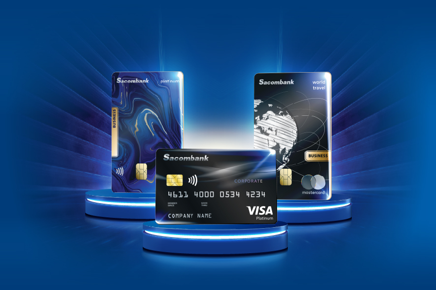 Các dòng thẻ tín dụng Sacombank đem đến cho doanh nghiệp nguồn tài chính dự phòng hiệu quả.