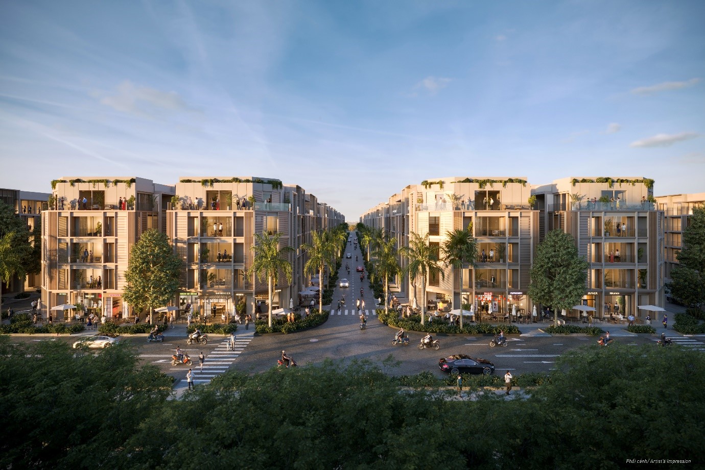 Khu nh&agrave; phố thương mại SOHO được đ&aacute;nh gi&aacute; l&agrave; mặt bằng tiềm năng gi&uacute;p c&aacute;c thương hiệu nhanh ch&oacute;ng đạt mục ti&ecirc;u kinh doanh hiệu quả.