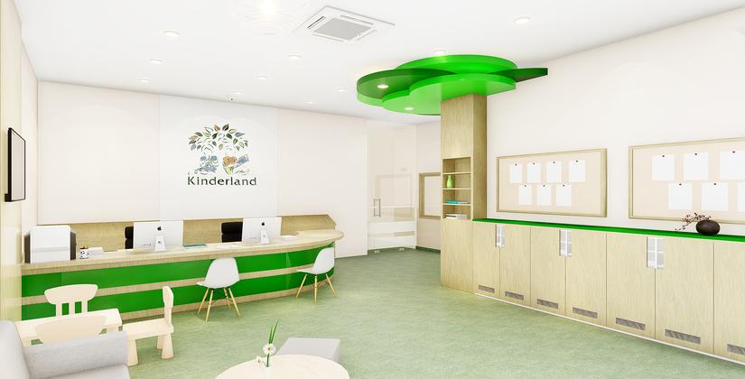 Dự &aacute;n trường mầm non Kinderland - Nh&agrave; thầu x&acirc;y dựng Nguy&ecirc;n Ph&aacute;t.