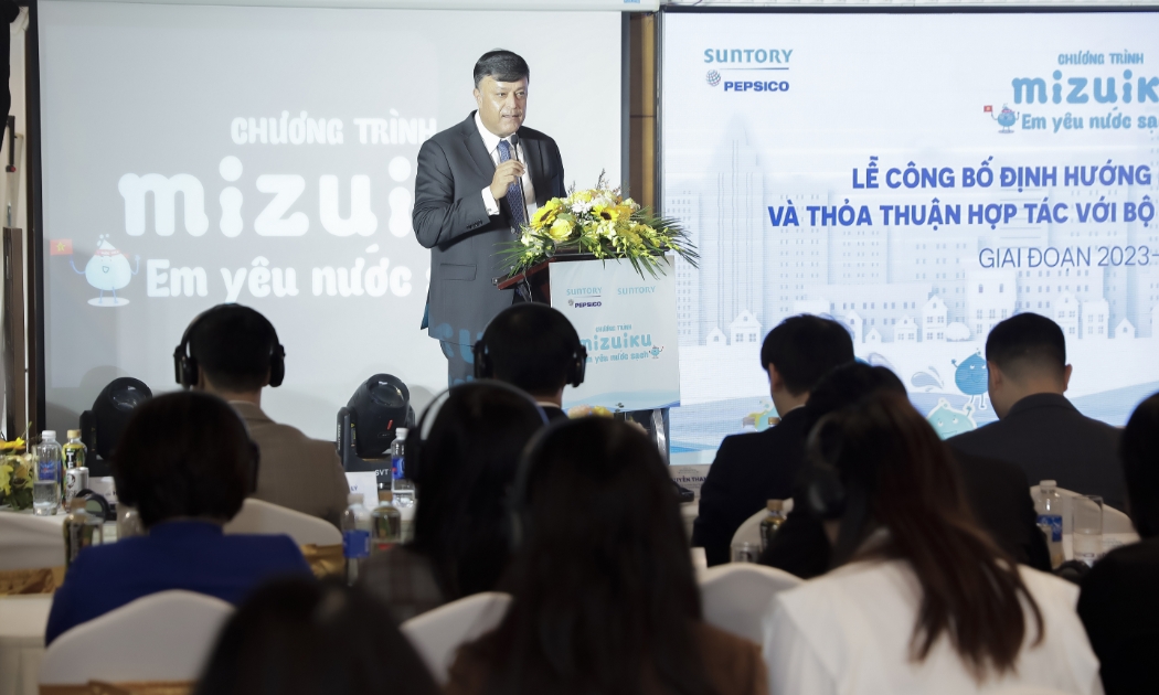 Ông Jahanzeb Khan - Tổng giám đốc của Suntory PepsiCo Việt Nam.