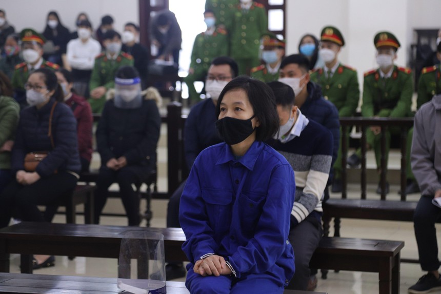 Nguyễn Hà Thành tại phiên tòa sơ thẩm hồi tháng 1/2022. 