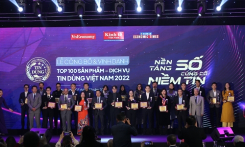 Vinh danh TOP 100 Sản phẩm - Dịch vụ Tin dùng Việt Nam 2022