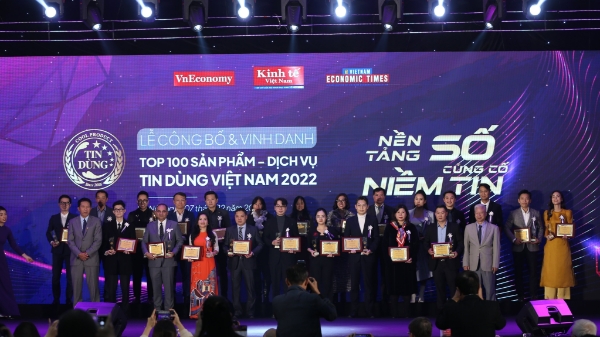 Vinh danh TOP 100 Sản phẩm - Dịch vụ Tin dùng Việt Nam 2022