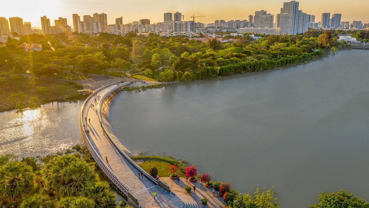 Khu đ&ocirc; thị Ph&uacute; Mỹ Hưng Tp.HCM.