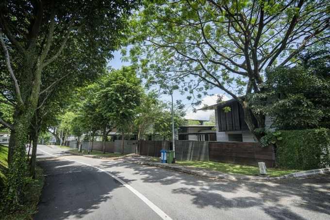 Phố nh&agrave; gi&agrave;u Nassim tại Singapore.